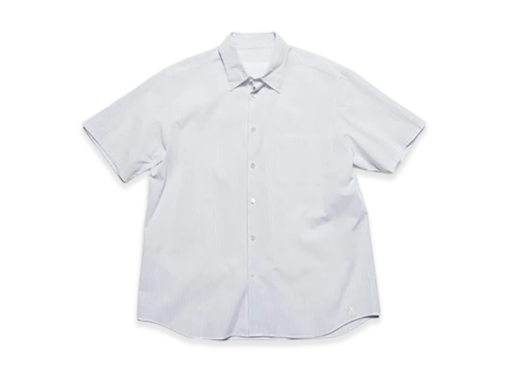 SOPHNET. Voile Washer Regular-Fit S/S Shirt "White"