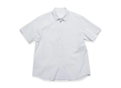SOPHNET. Voile Washer Regular-Fit S/S Shirt "White"