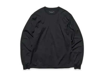 SOPHNET. Luster Cotton Essential L/S Tee "Black"