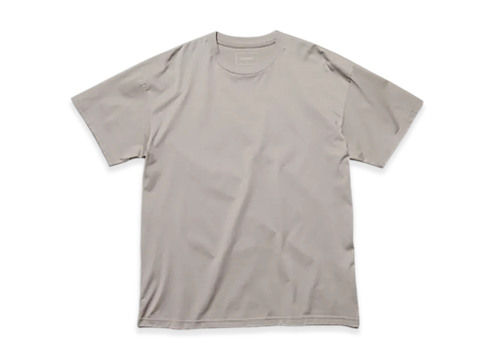 SOPHNET. Luster Cotton Essential S/S Tee "Greige"