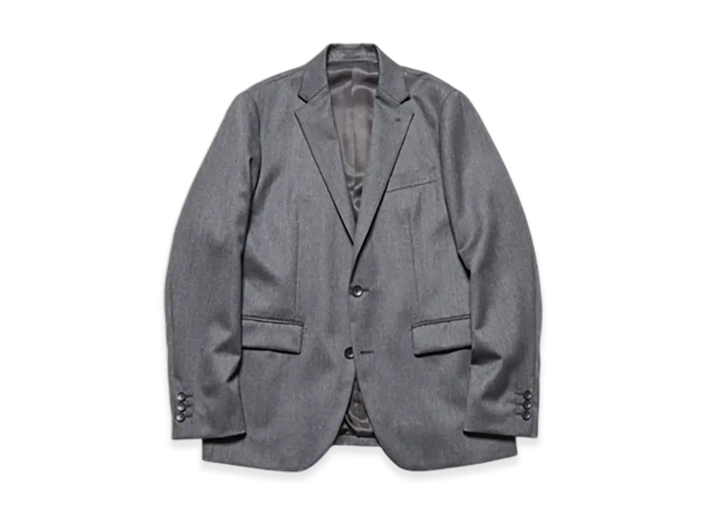 SOPHNET. Flannel Wool Standard 2Button Jacket "Charcoal Gray"