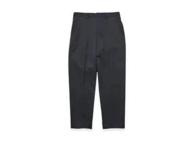 SOPHNET. Flannel Wool Shirring Slim-Fit Slacks "Black"