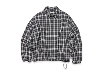 SOPHNET. Saxony Wool Check Polo Shirt SOPHNET. Saxony Wool Check Polo Shirt