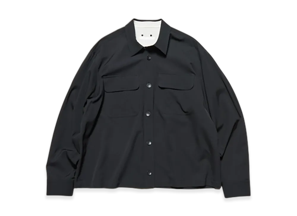 SOPHNET. Washer Wool CPO Shirt "Black"