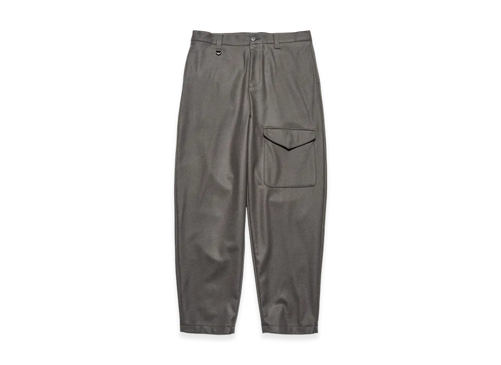 SOPHNET. Light Melton Wool Royal Navy Pants "Charcoal Gray"