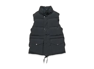 SOPHNET. Hollow Tussah Down Vest "Black"
