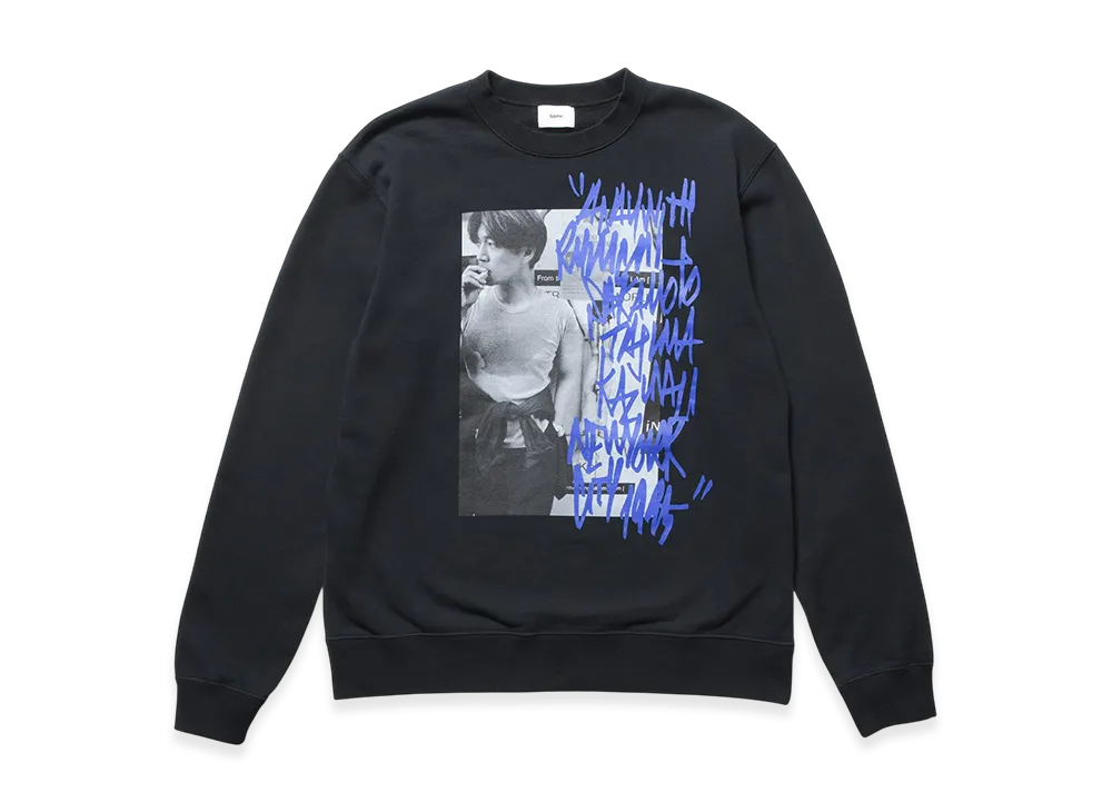SOPH. x Kazunali Tajima Crewneck Sweat "Black"