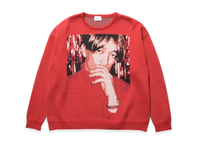 SOPH. x Kazunali Tajima Jacquard Knit "Red"