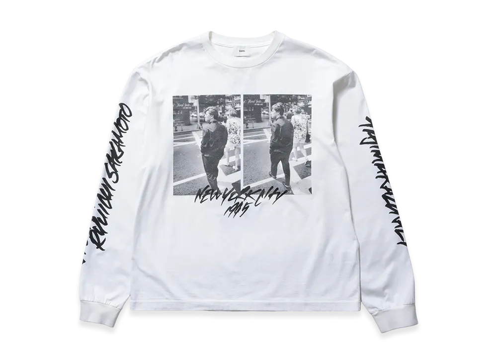 SOPH. x Kazunali Tajima L/S Tee "White"