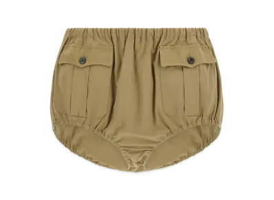 PRADA Women's Poplin Shorts "Beige"