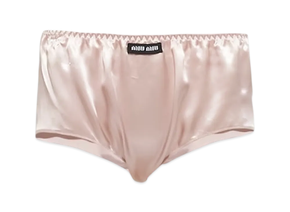 MIU MIU Women's Satin Panty "Opal"