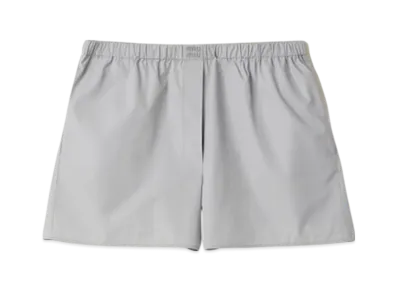 MIU MIU Women's Poplin Boxers "Aluminum"