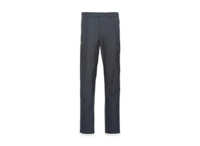 PRADA Technical Poplin Pants "Lead Gray"
