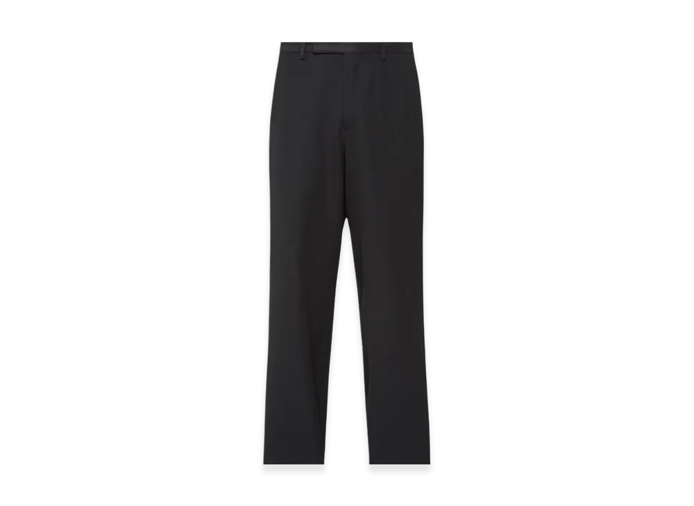 PRADA Wool Gabardine Pants "Black"