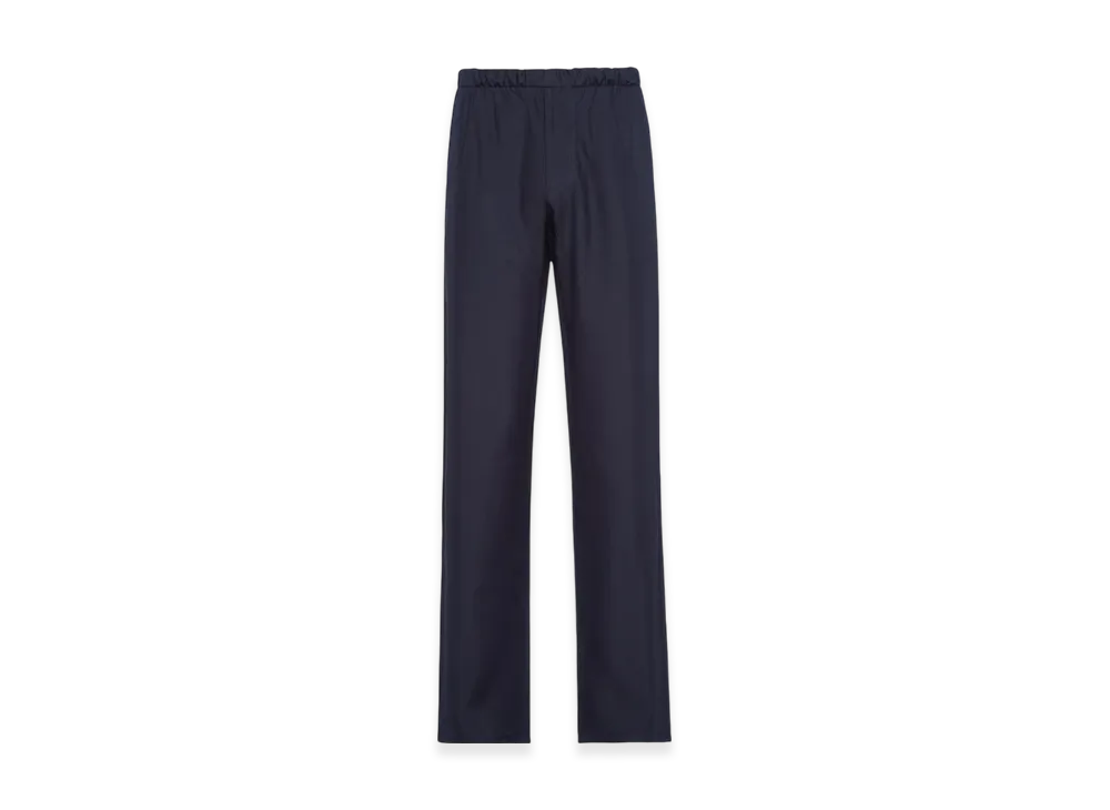 PRADA Silk Pants "Navy"