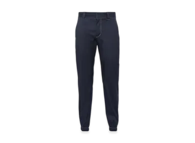 PRADA Stretch Poplin Pants "Blue/Limestone"
