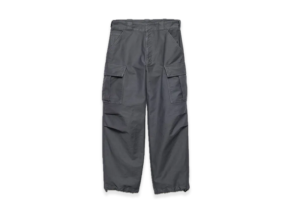 PRADA Cotton Cargo Pants "Silver Gray"