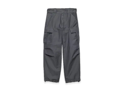 PRADA Cotton Cargo Pants "Silver Gray"