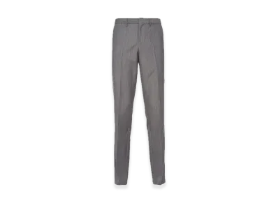 PRADA Mohair Wool Pants "Gray"