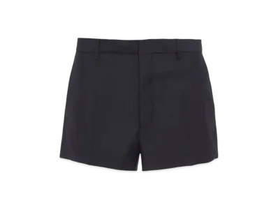 PRADA Mohair Wool Shorts "Black"
