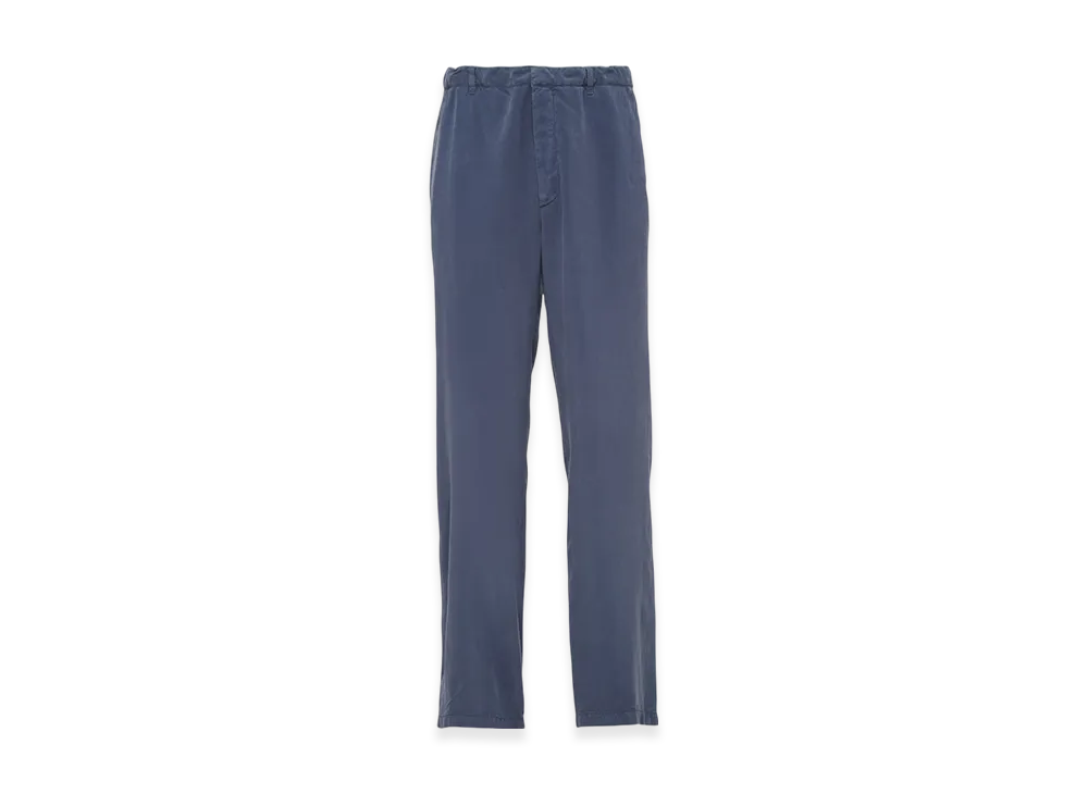 PRADA Silk Pants "Aviation Blue"