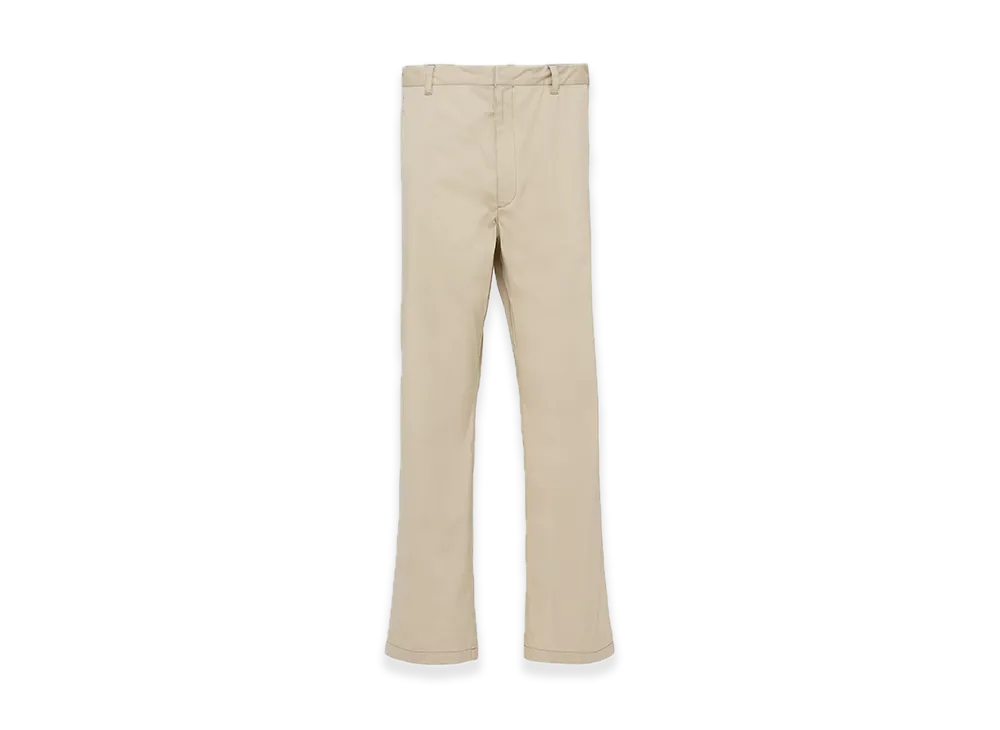 PRADA Poplin Stretch Pants "Beige"
