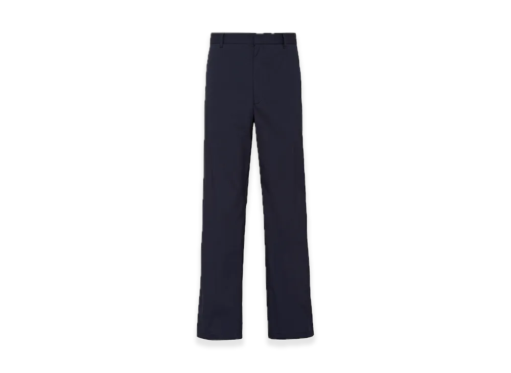 PRADA Poplin Stretch Pants "Navy"