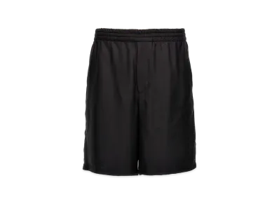 PRADA Silk Bermuda Shorts "Black"