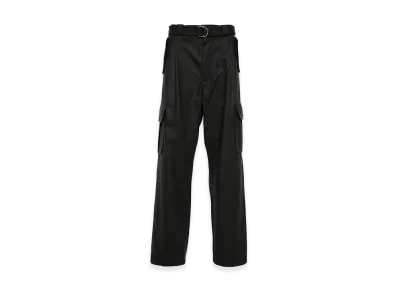 PRADA Graphite Wool Cargo Pant "Grey"
