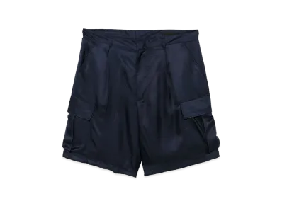PRADA Silk Bermuda Shorts "Blue"