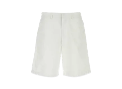 PRADA Oxford Bermuda Shorts "White"