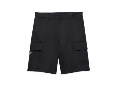 PRADA Cotton Bermudas "Black"