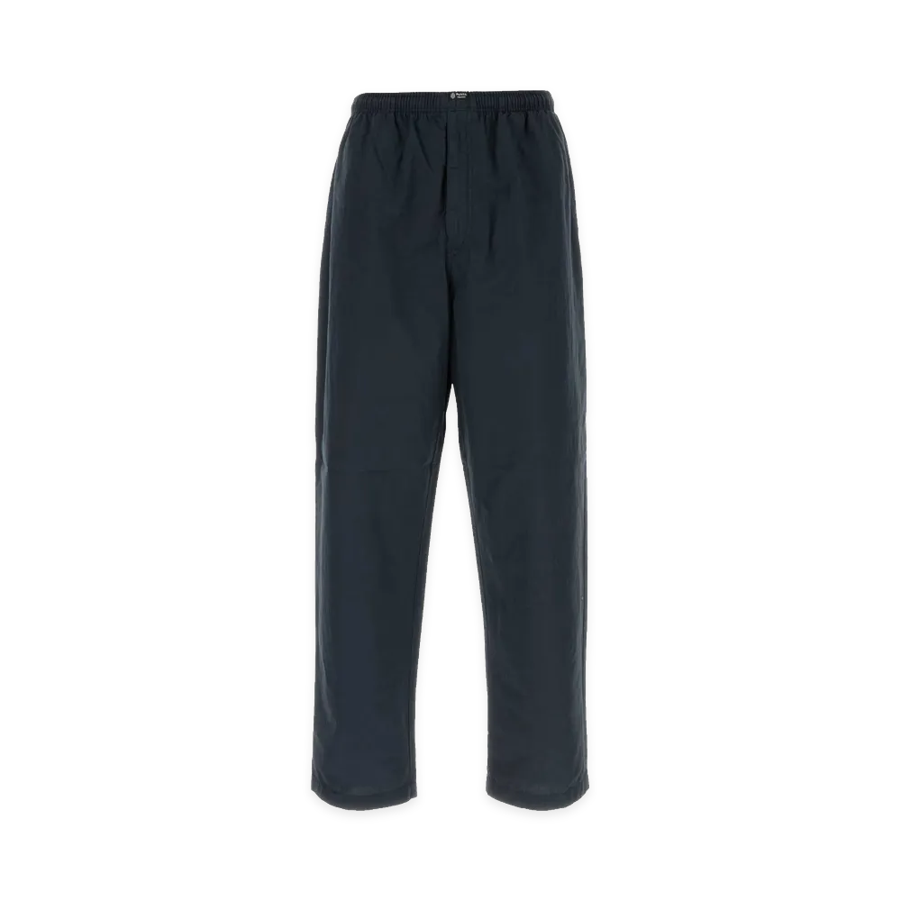 PRADA Linen Blend Pants "Navy"
