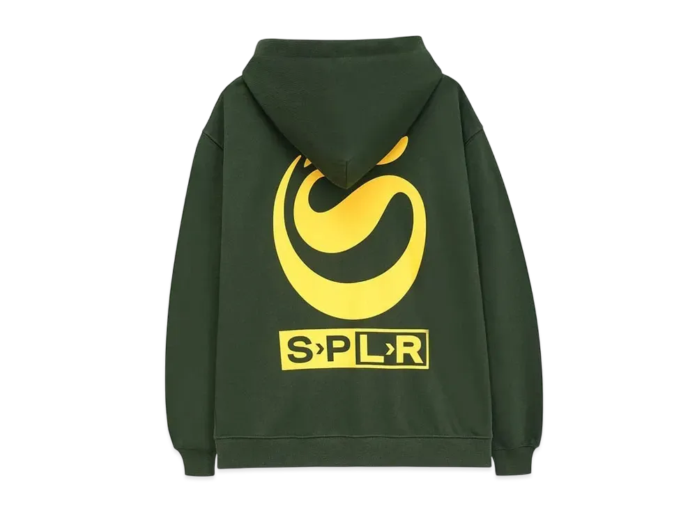 SPLR S Logo Zip Hoodie "Dark Green"