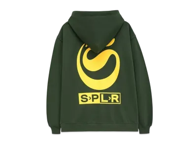 SPLR S Logo Zip Hoodie "Dark Green"