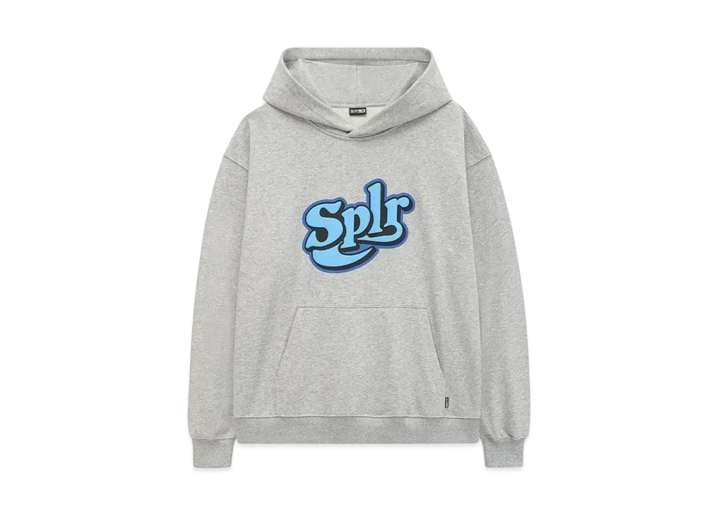 SPLR Baseball Logo Pullover Hoodie "Grey"
