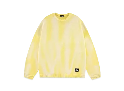 SPLR Garment Dyed Crew Knit "Yellow"