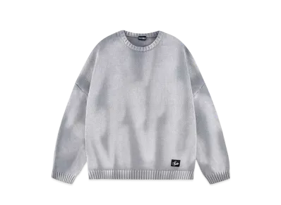 SPLR Garment Dyed Crew Knit "Grey"