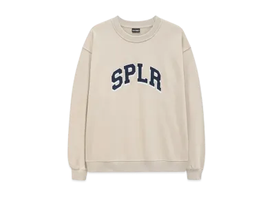 SPLR College Logo Sweatshirt "Beige"