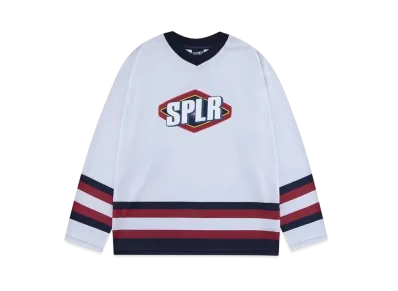 SPLR Hockey LS Tee "White"