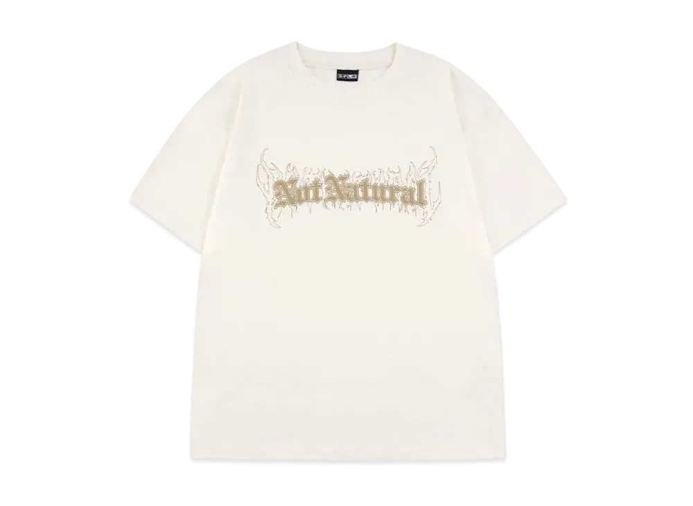 SPLR NOT NATURAL Oversized T-Shirt "Off White"