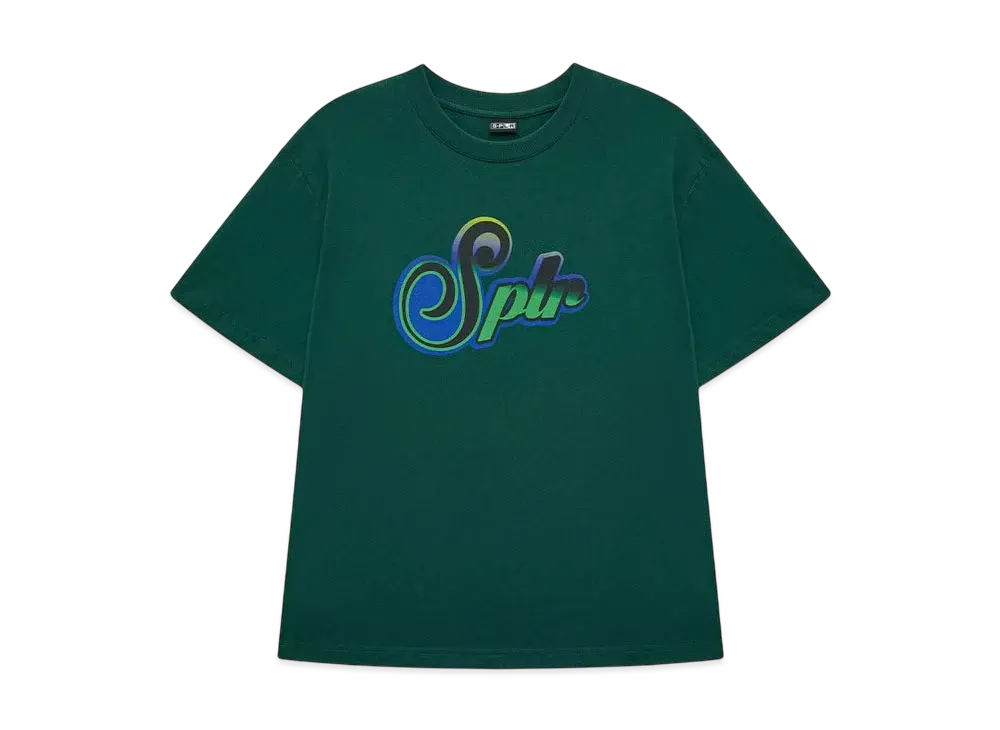 SPLR Gradient Logo Tee "Green"