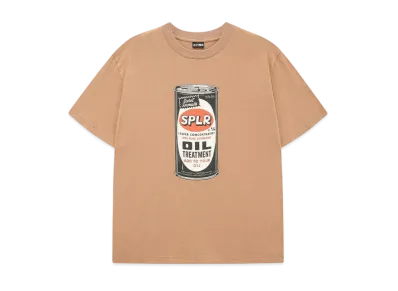 SPLR Washed Oil Tee "Brown"