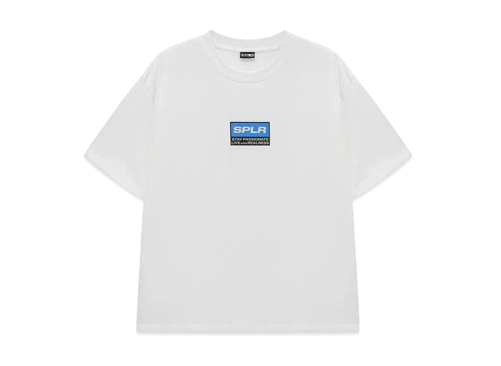 SPLR Label Logo Tee "Blue"