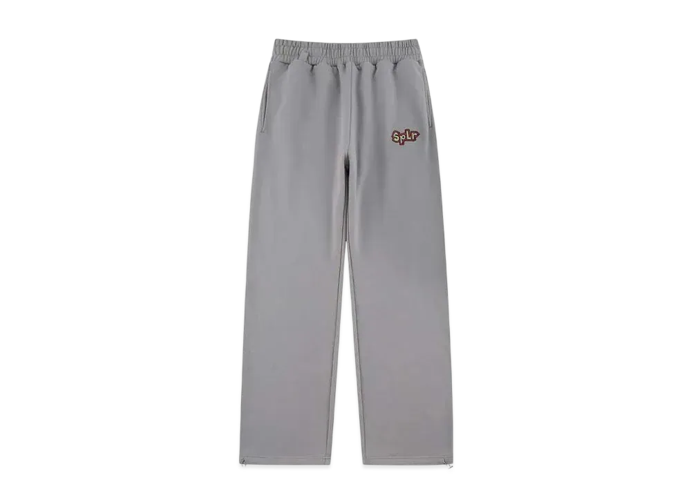 SPLR Crayon Logo Embroidery Sweat Pants "Grey"