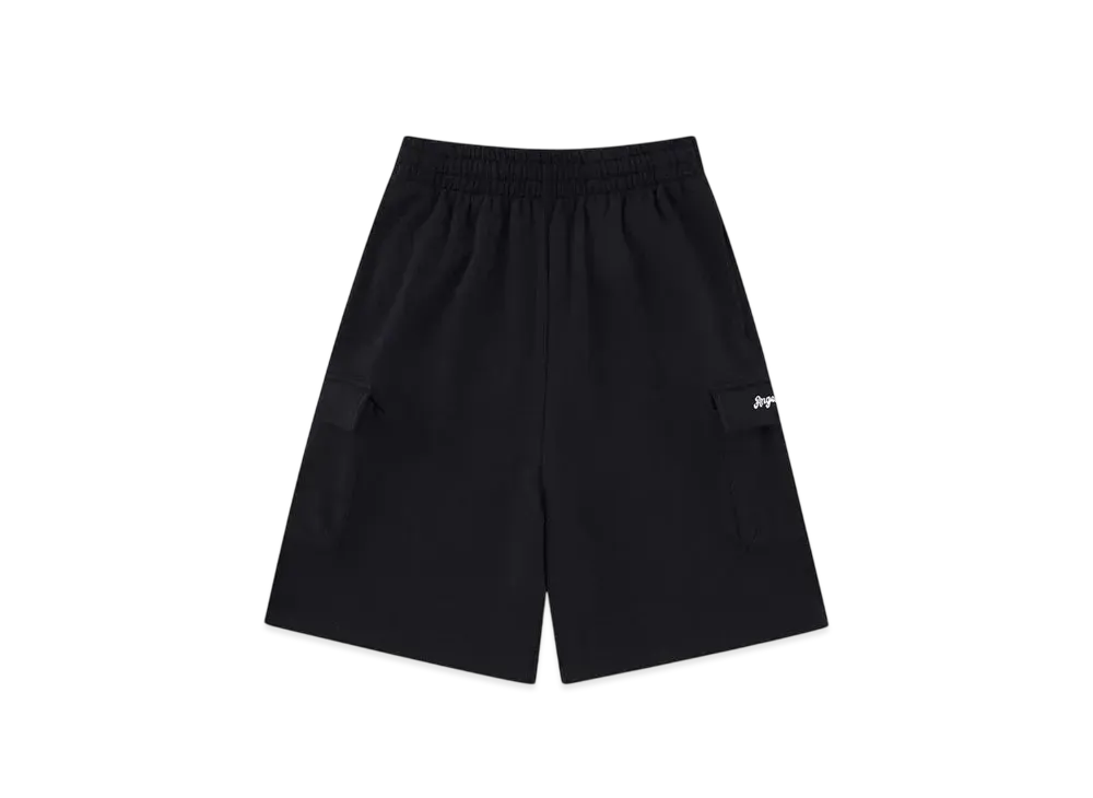 SPLR ANGEL Baggy Sweat Shorts "Black"