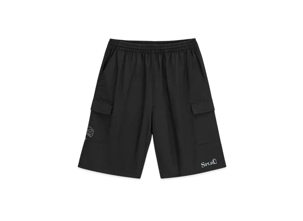 SPLR x Bless U Lotus Game Shorts "Black"