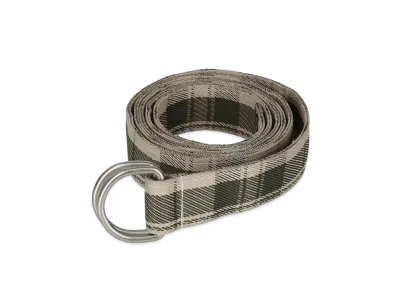 SPLR NOT NATURAL Jacquard Check Long Belt "Beige"