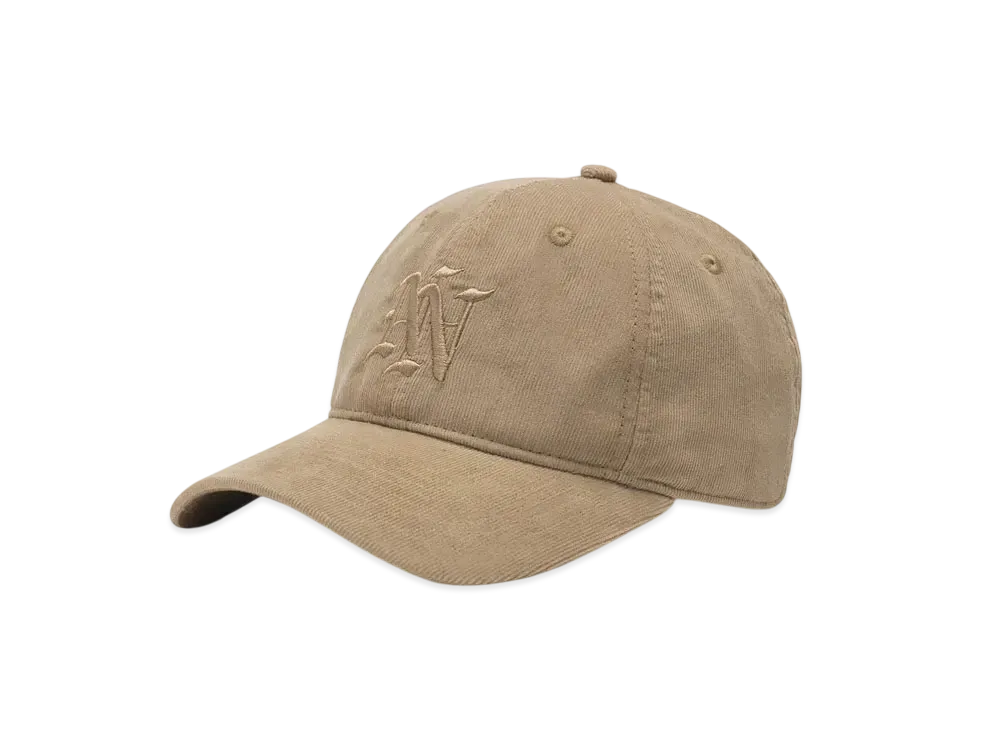 SPLR NOT NATURAL NN Logo Micro Corduroy Cap "Beige"
