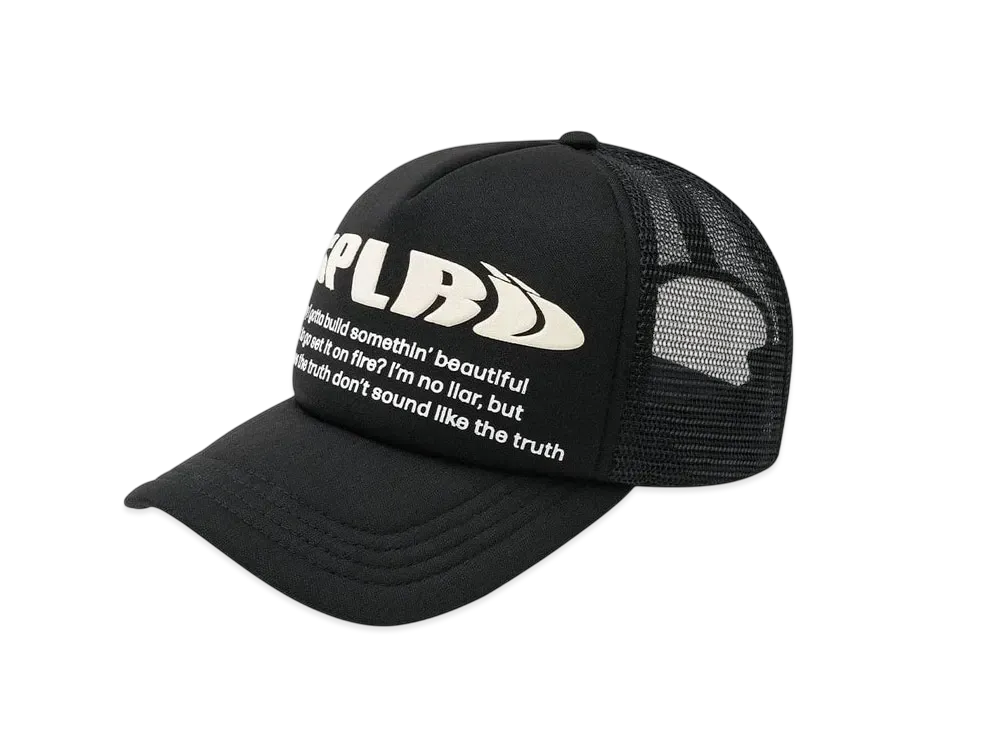 SPLR x Bless U Logo Mesh Cap "Black"